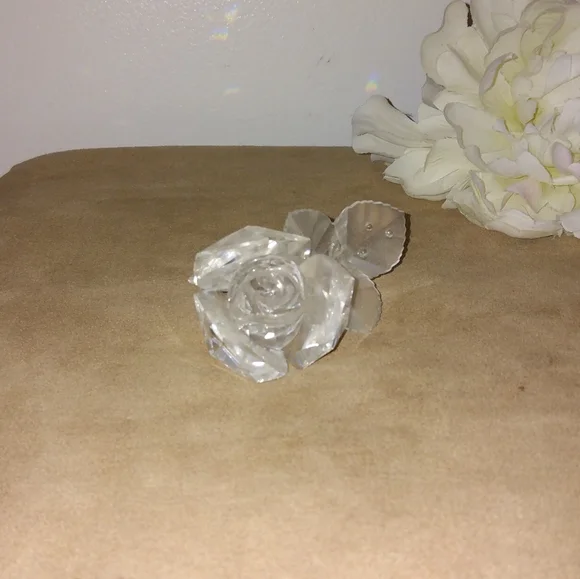 Swarovski Crystal The Rose Flower Statue - Picture 5 of 10